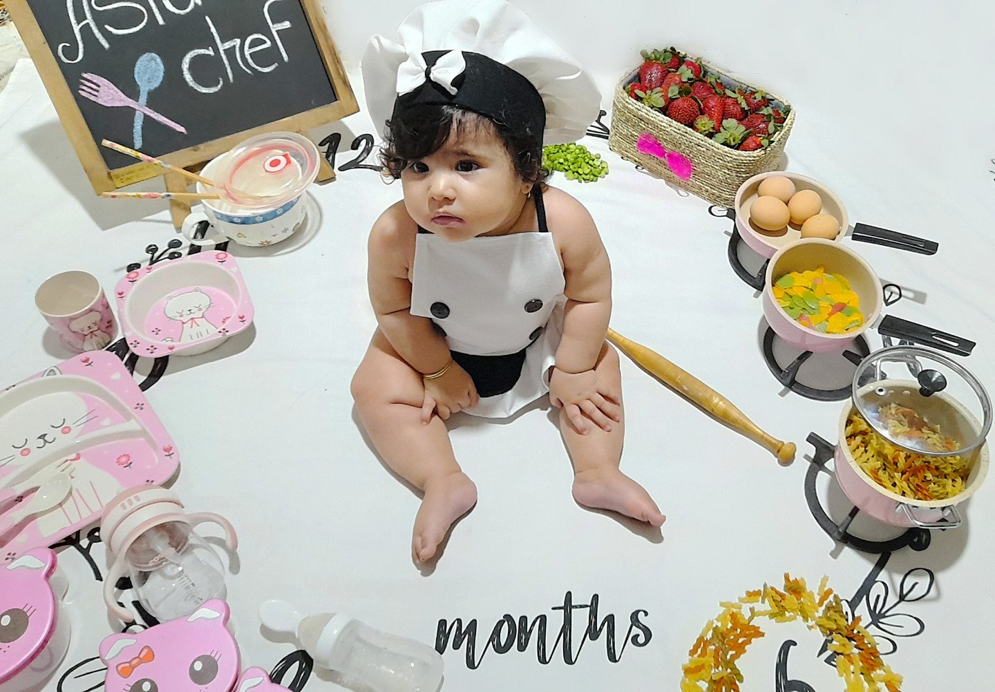 پارچه ماهگرد طرح حلقه تمشک اسرا عبدی