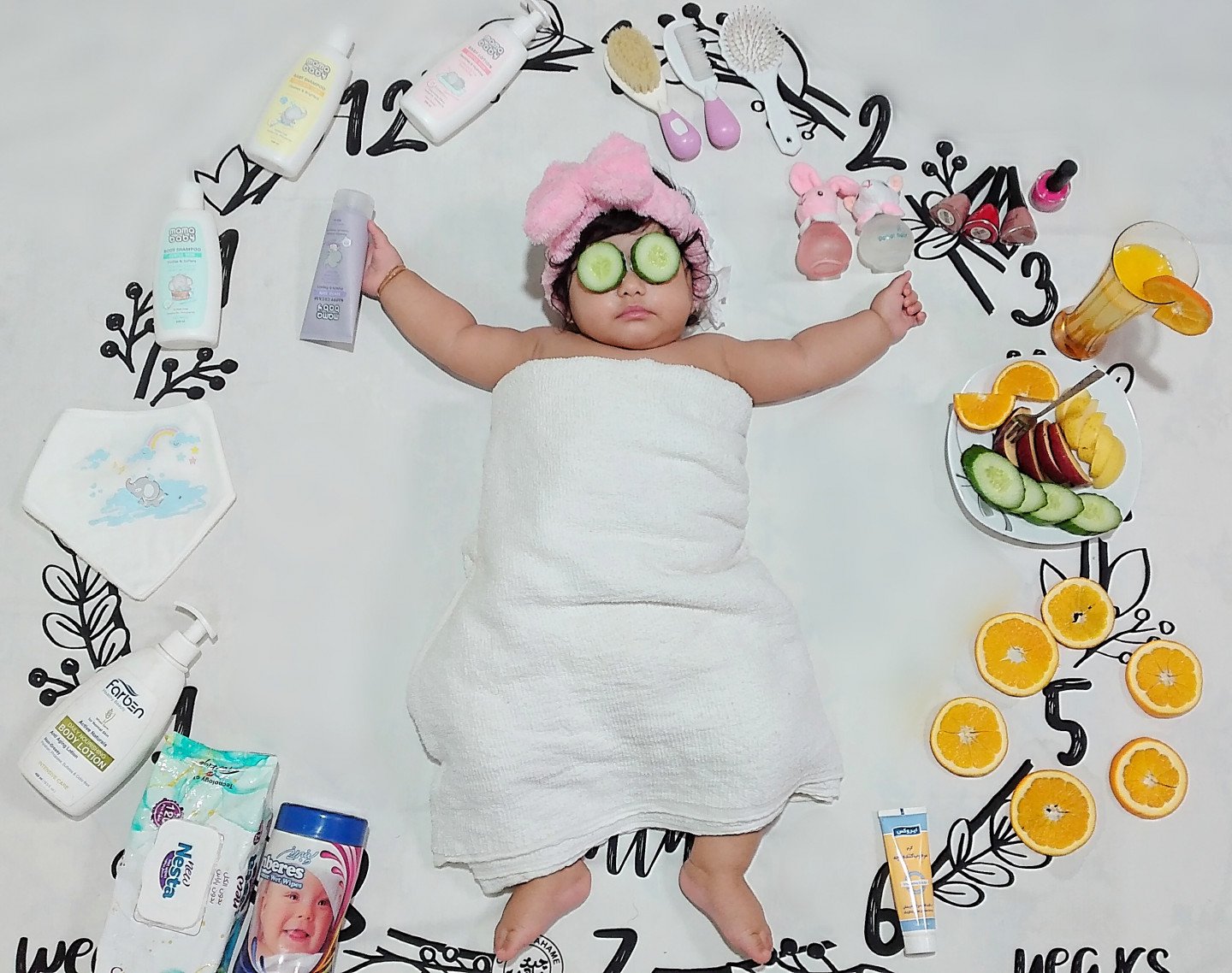 اولین نشستن نوزاد اسرا عبدی