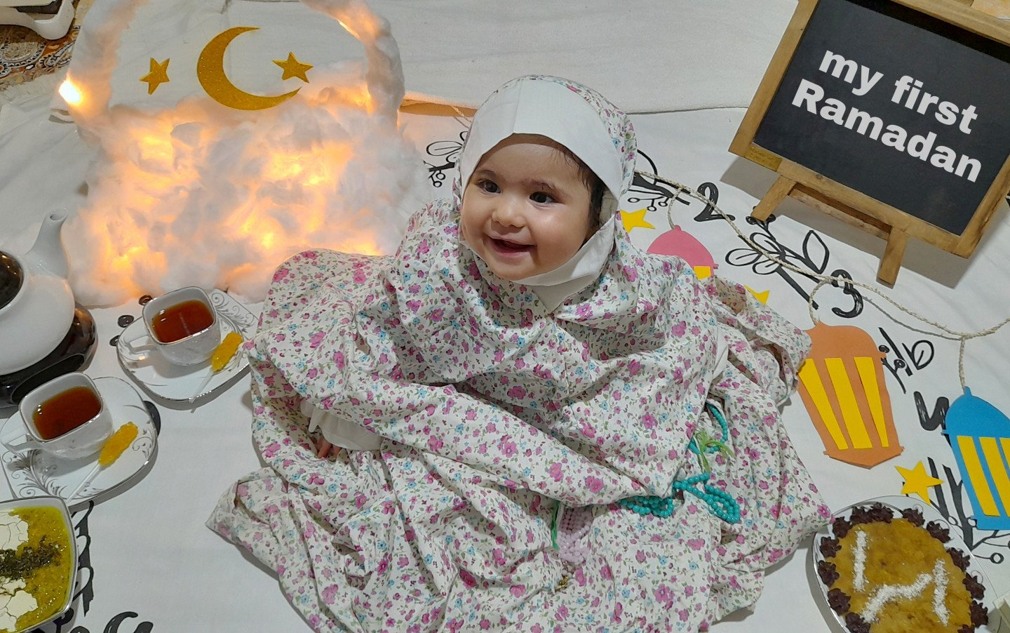 هفت ماهگی نوزاد اسرا عبدی