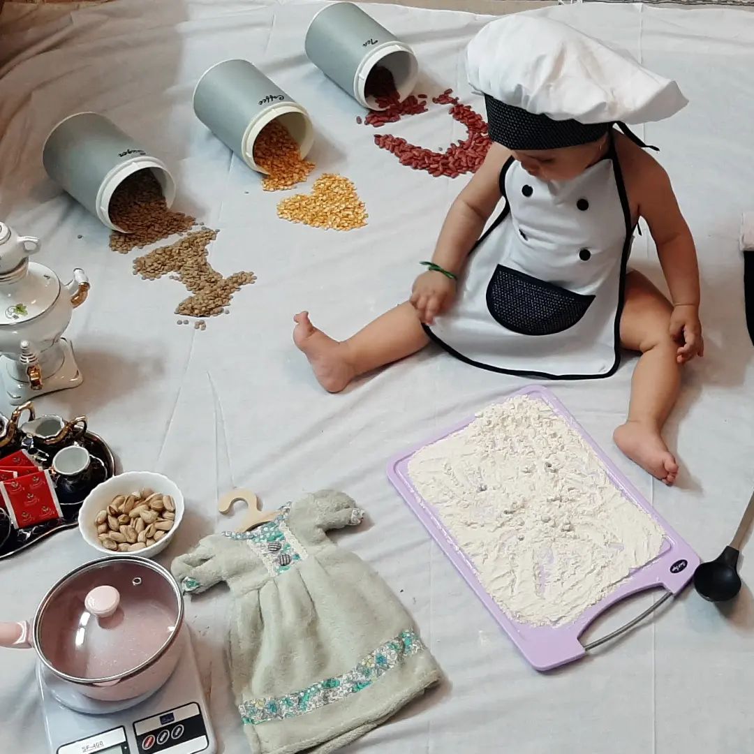 لباس-آشپزباشی-پیج-چندماهه نلین