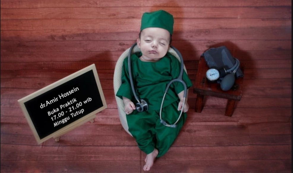 عکس نوزاد پسر امیرحسین