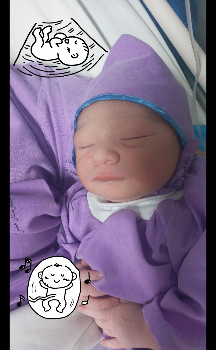 عکس نوزاد پسر حسام نظری