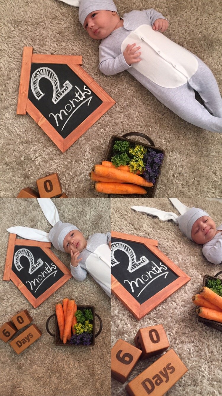 دو ماهگی نوزاد امیر ارسلان نوری