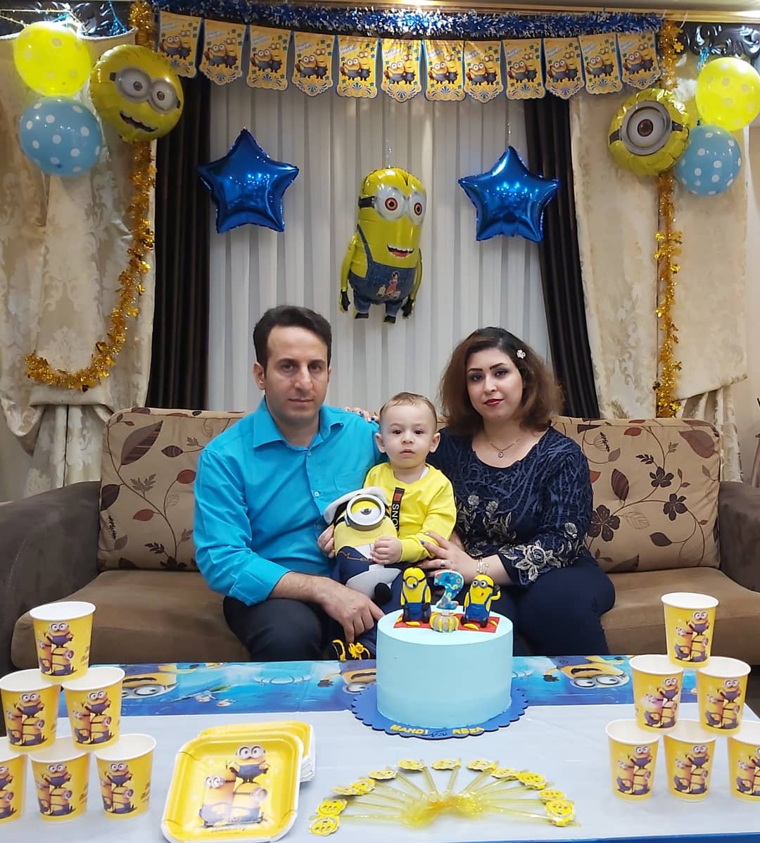 بیست و سه ماهگی کودک مهدی رضا جلالی مقدم