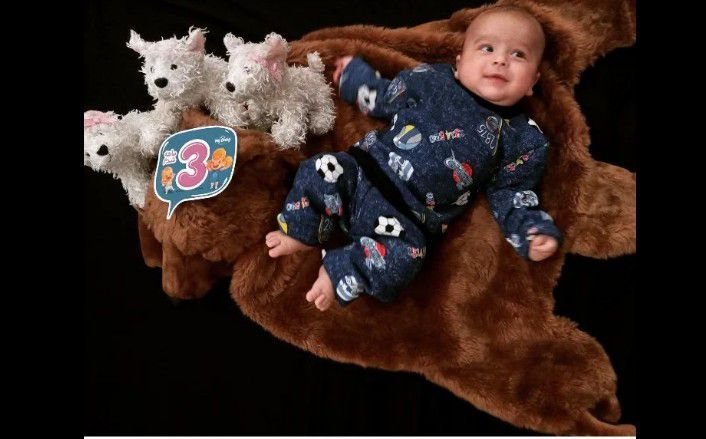 یک ماهگی نوزاد هاکان اژدر