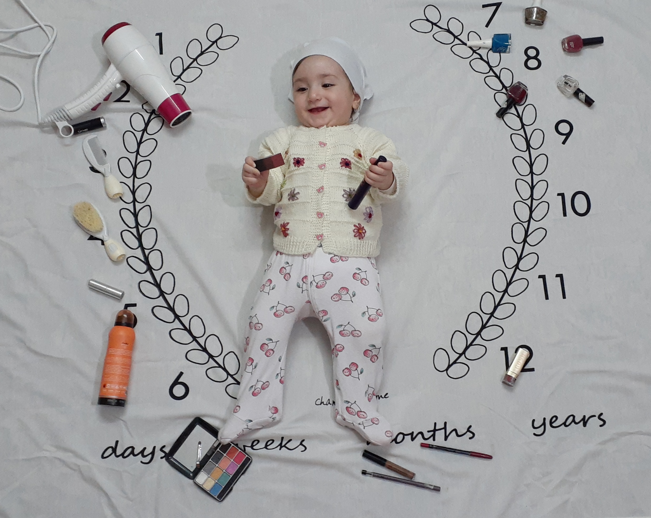 عکس نوزاد دختر الین پوراحمد جوبنی