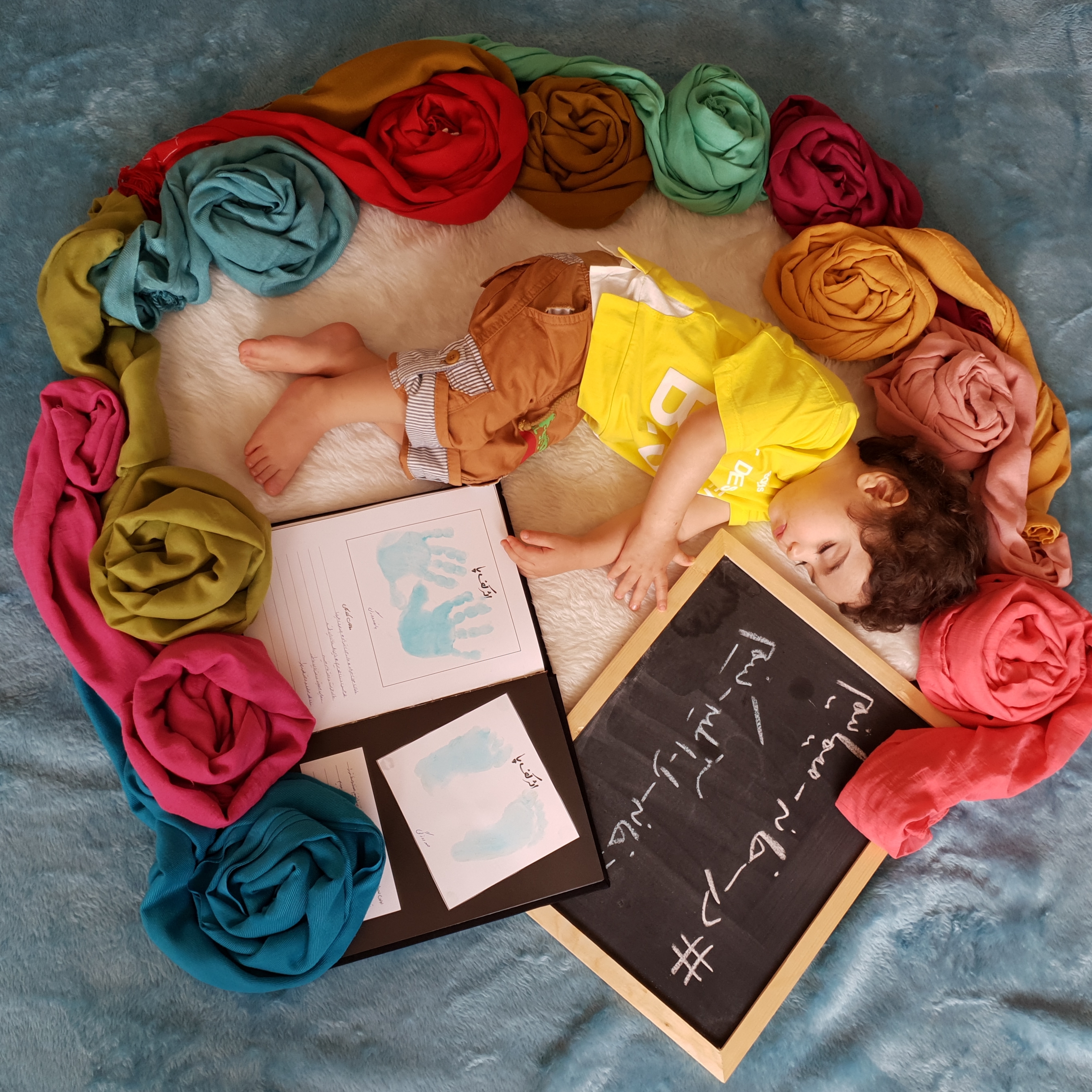 هجده ماهگی کودک سبحان کریمی