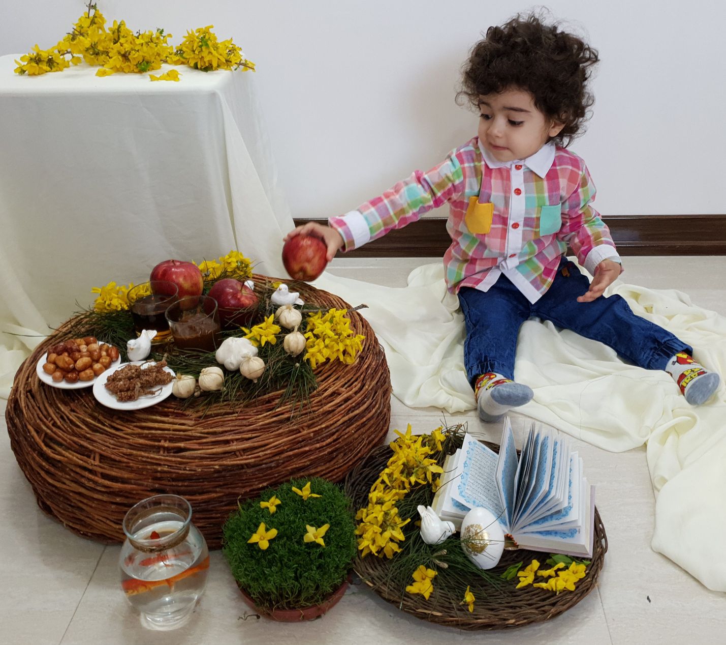 دو سالگی کودک سبحان کریمی