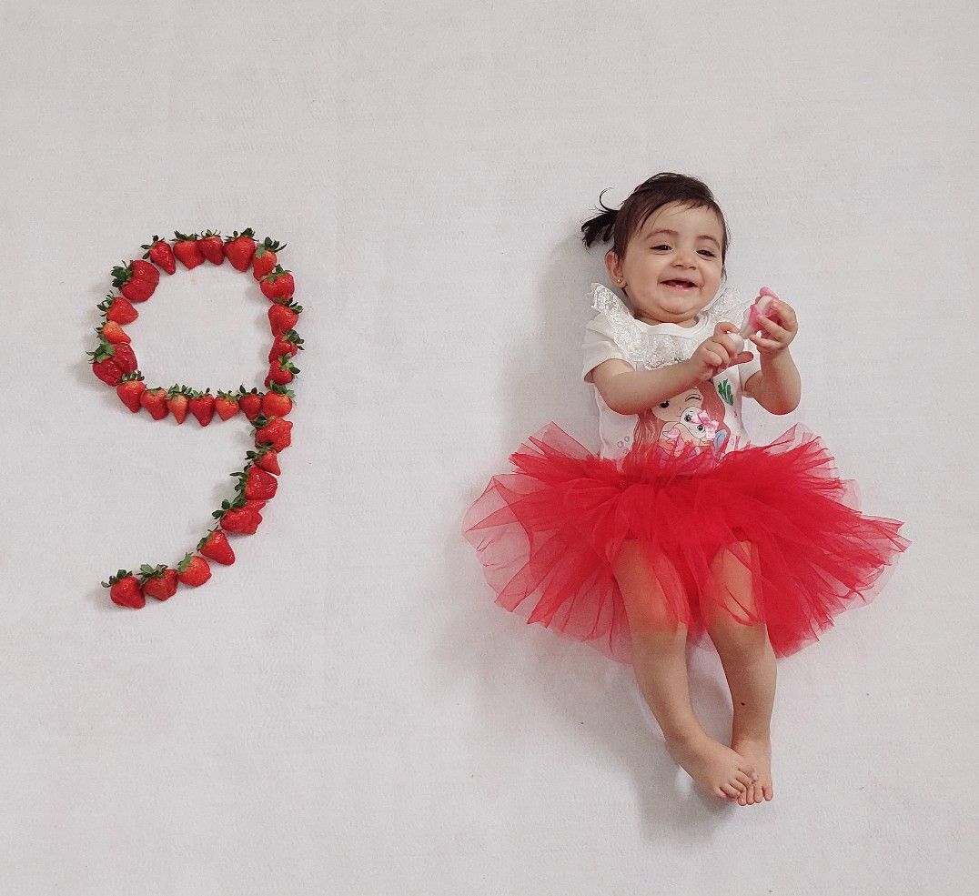 نه ماهگی نوزاد جانان بزرگ منش