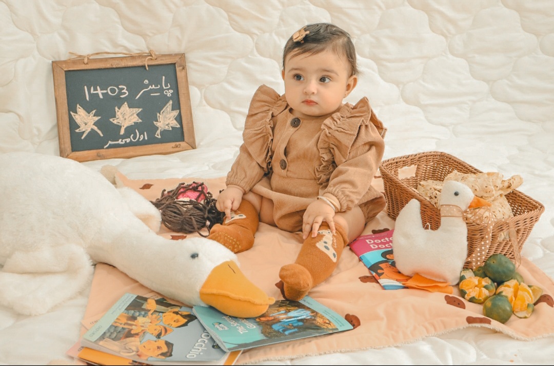 تم عکس پاییزی نوزاد نیلیا صدر