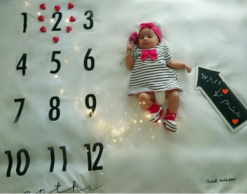 دو ماهگی نوزاد آمیتیس قاسمی