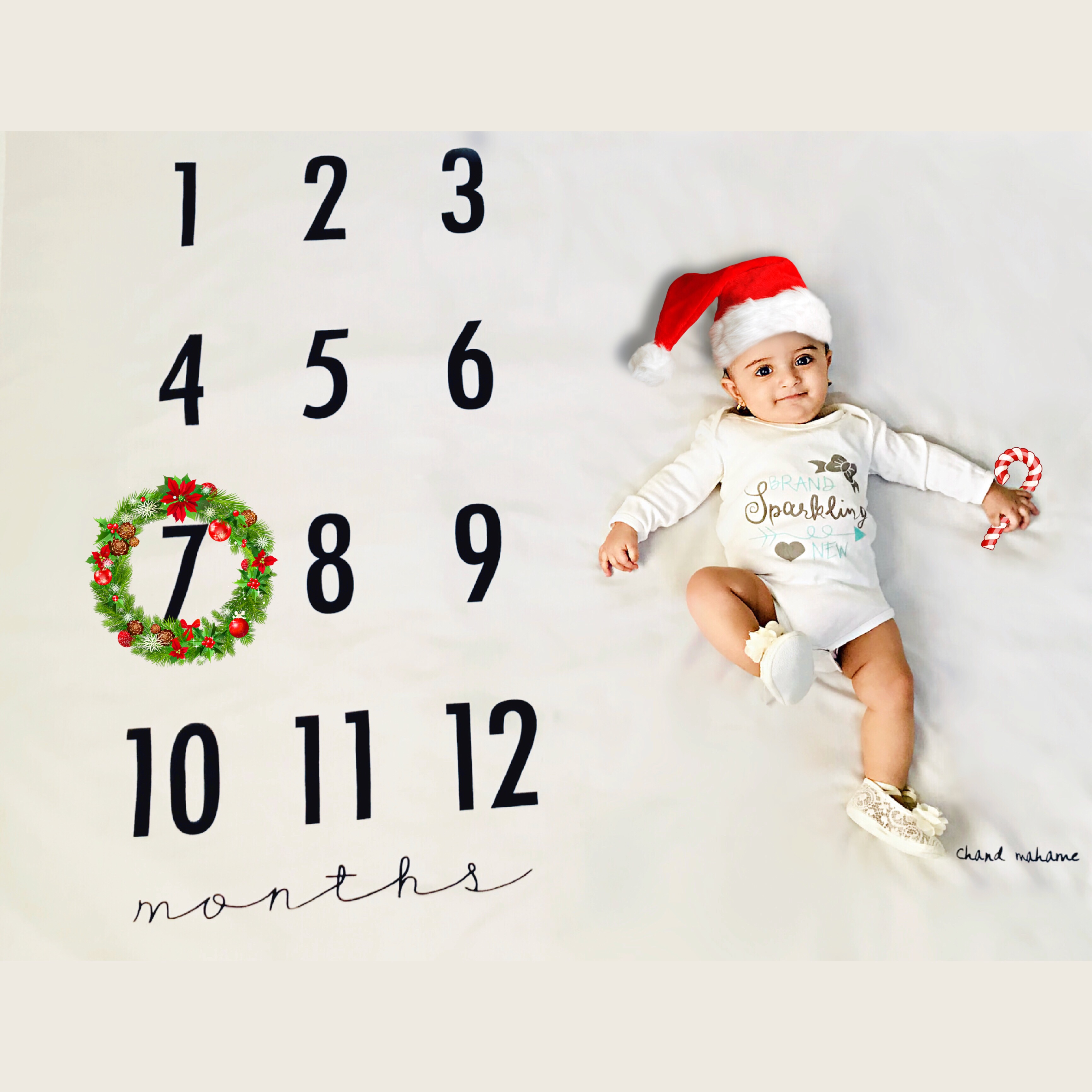 پارچه ماهگرد نوزاد طرح کلاسیک دلارام لطفي