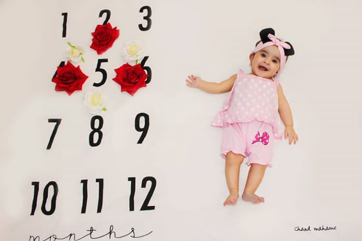 پنج ماهگی نوزاد حلما سلامت