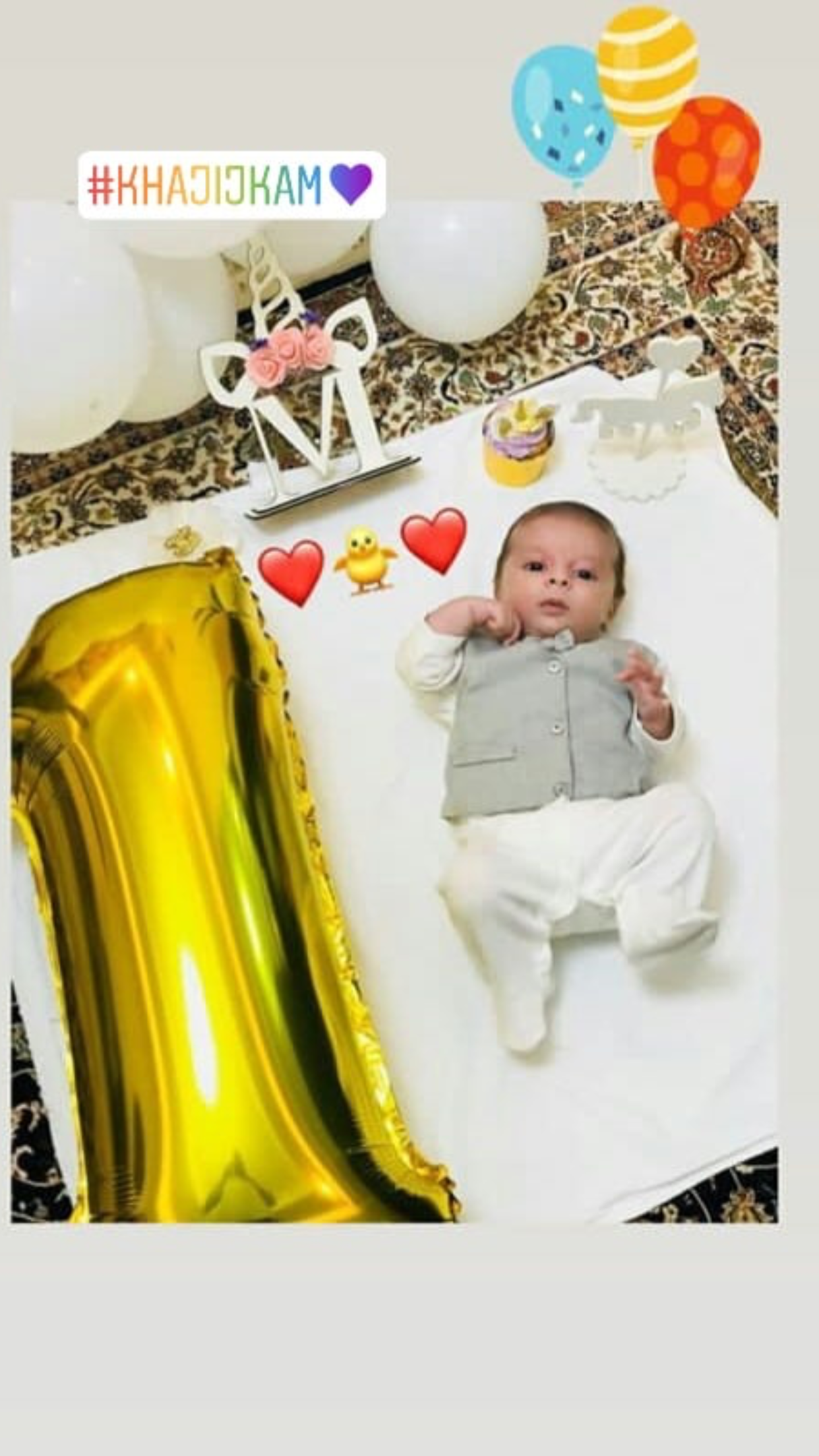 یک ماهگی نوزاد ميران عبدالله زاده