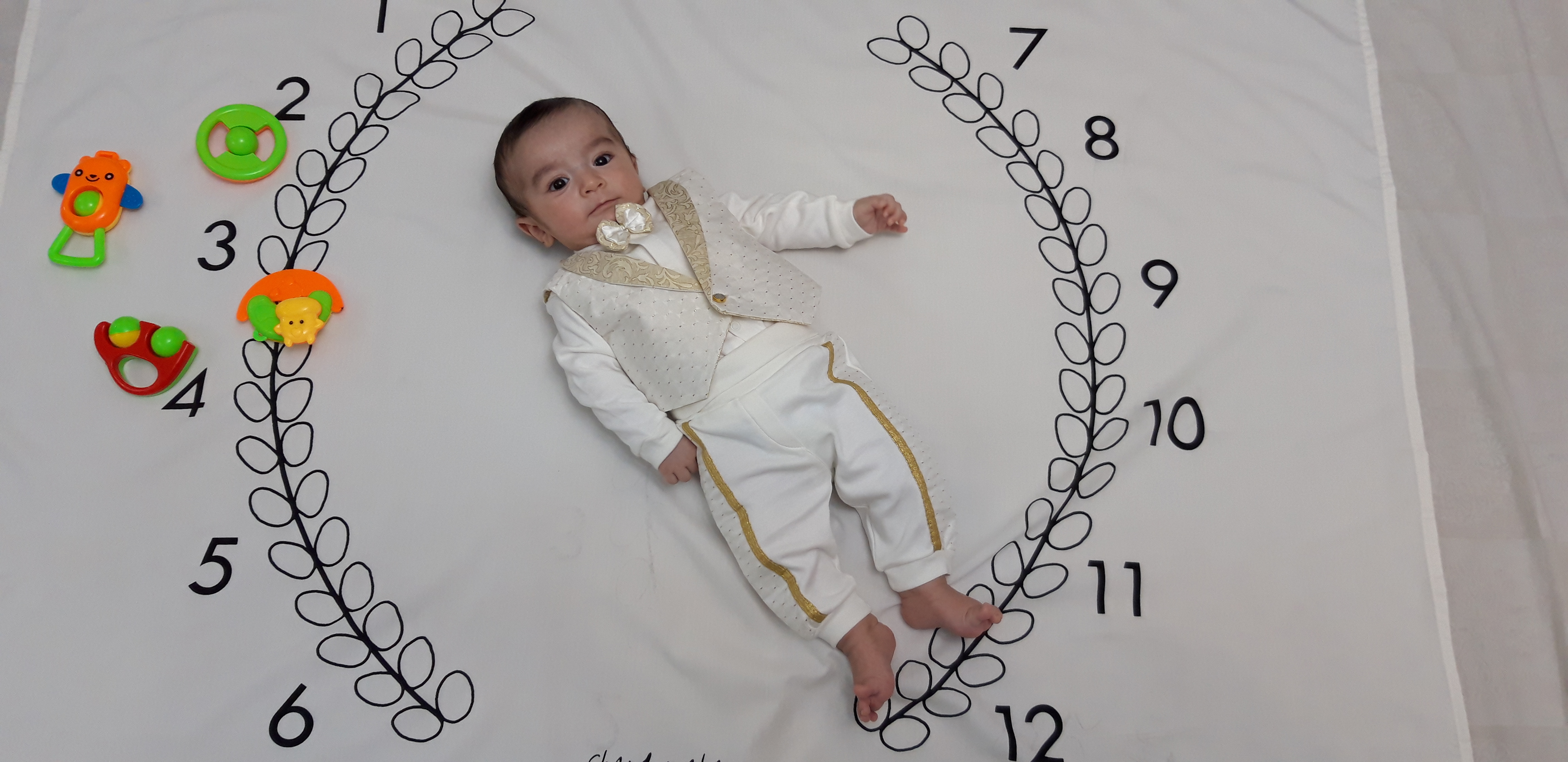 دوازده ماهگی نوزاد آرسام جعفری