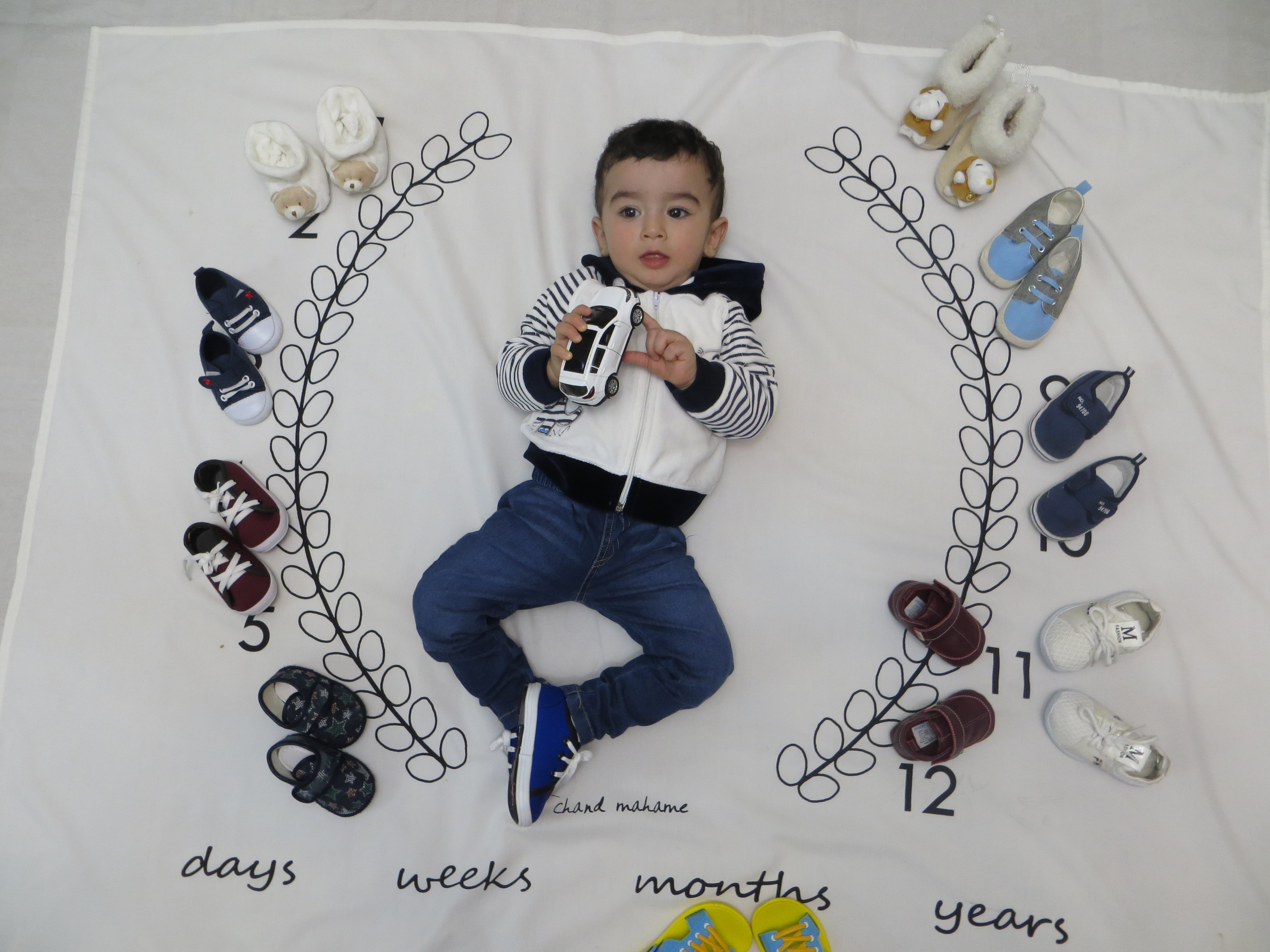 دوازده ماهگی نوزاد آرسام جعفری