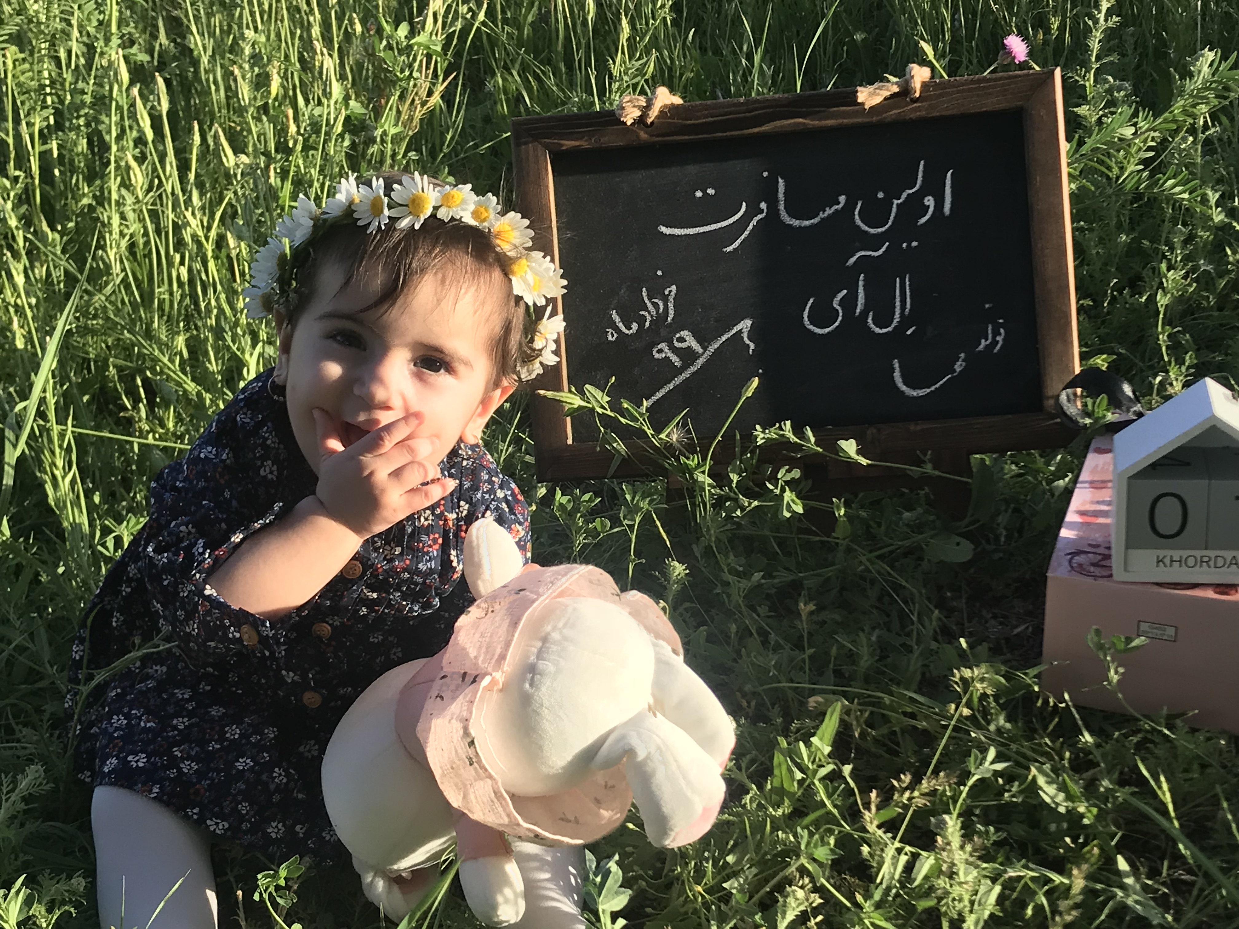 هشت ماهگی نوزاد ال آی عاقلی