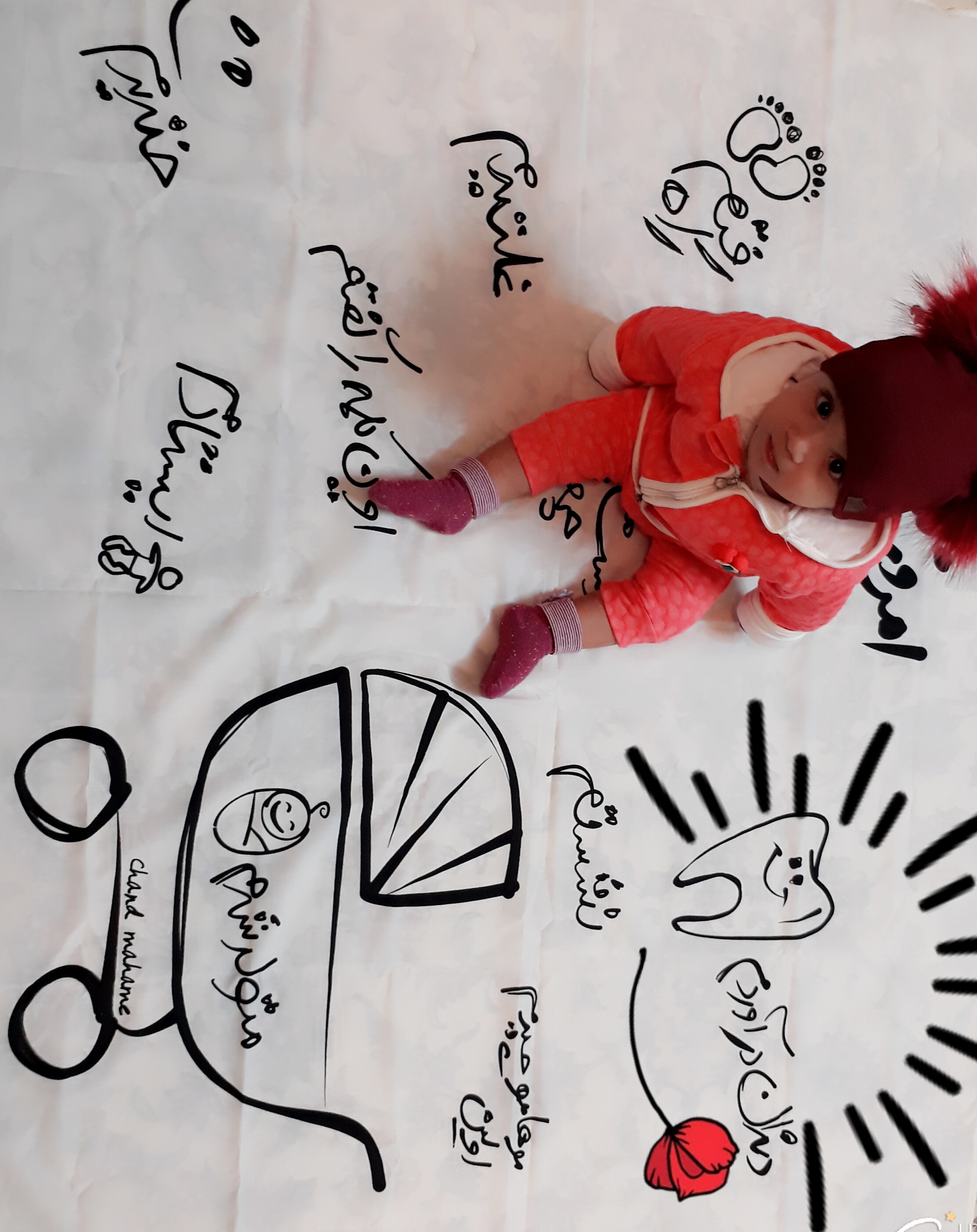 نه ماهگی نوزاد ارغوان واحدی