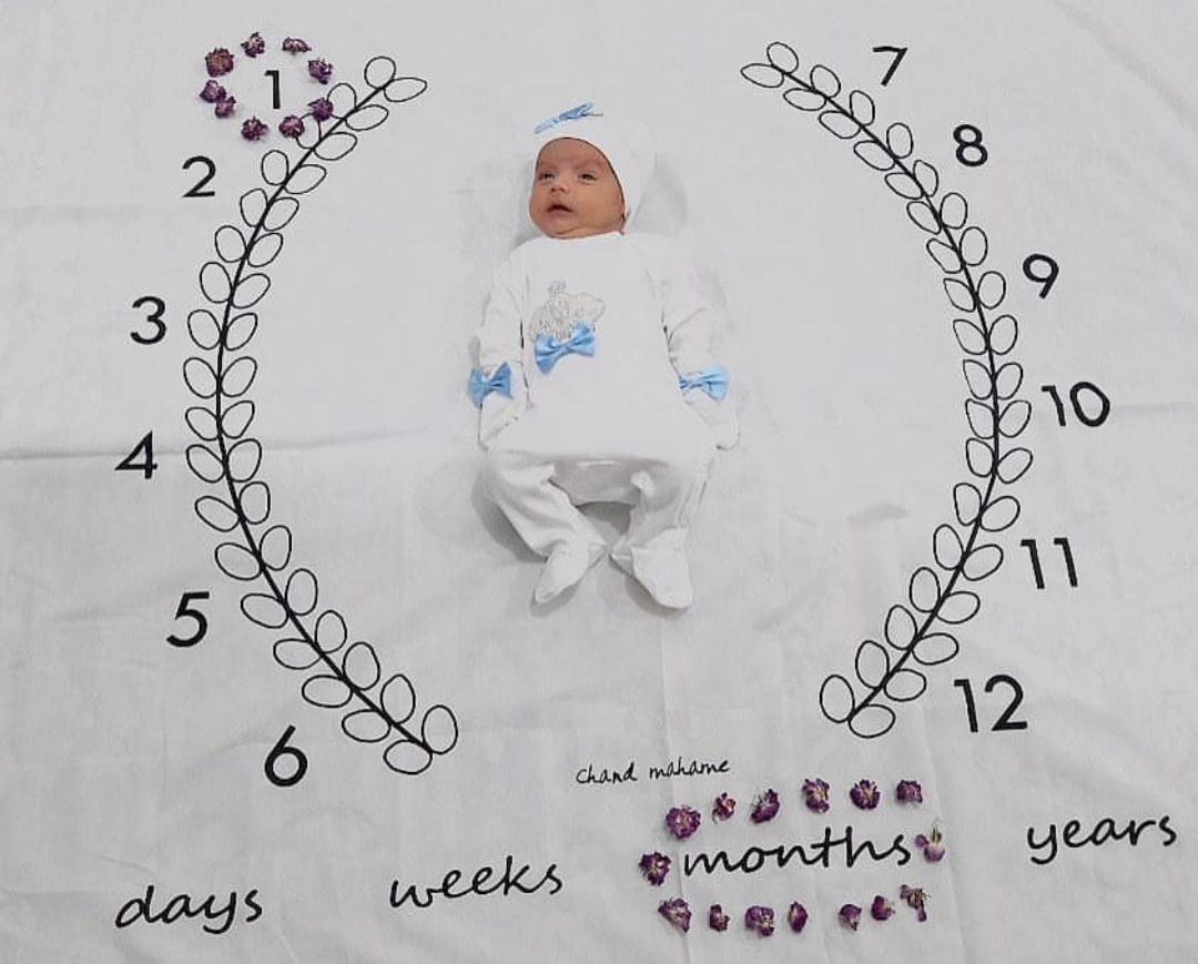 یک ماهگی نوزاد هاوش فرهادی