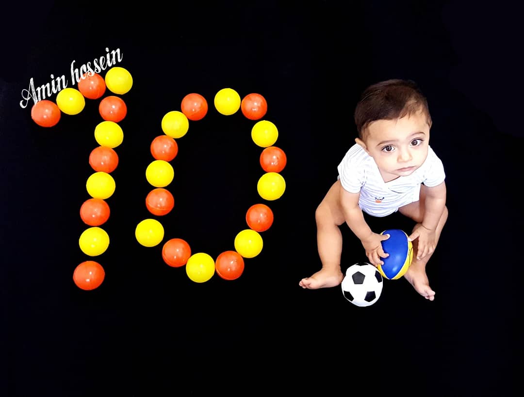 ده ماهگی نوزاد امین حسین قدر قوشچی