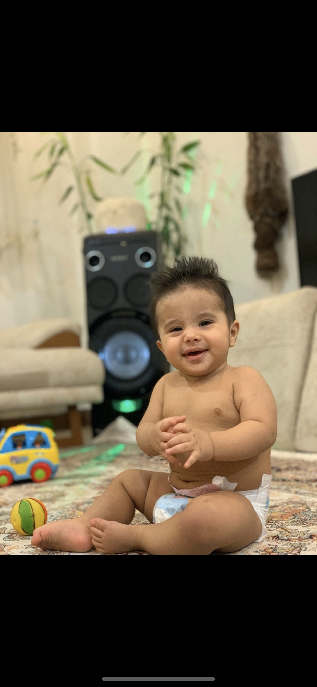 دوازده ماهگی نوزاد سام بهاالديني