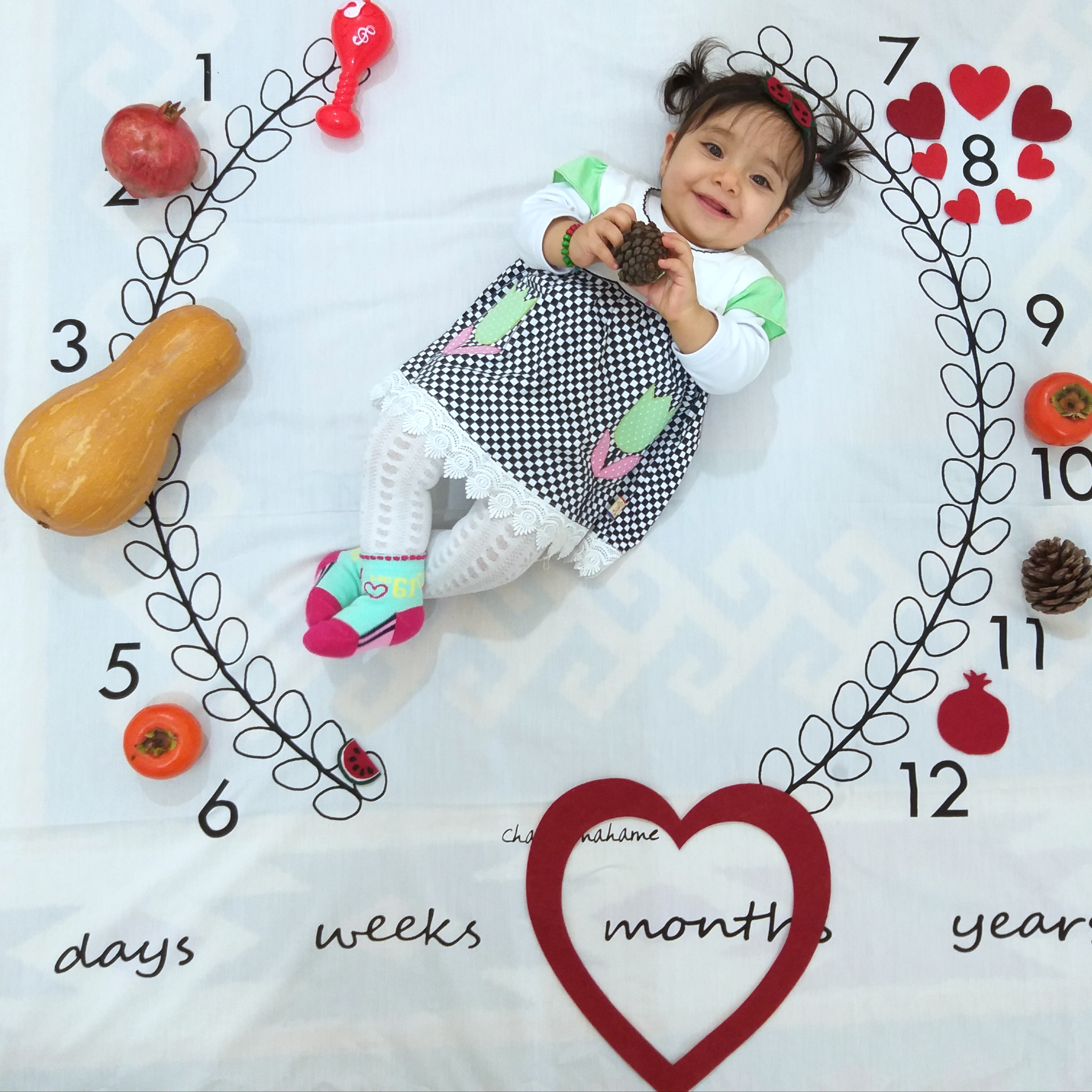 هشت ماهگی نوزاد آوا پاینده