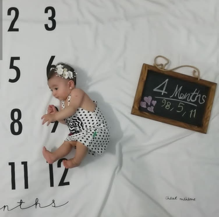 چهار ماهگی نوزاد آرشیدا یسلیانی