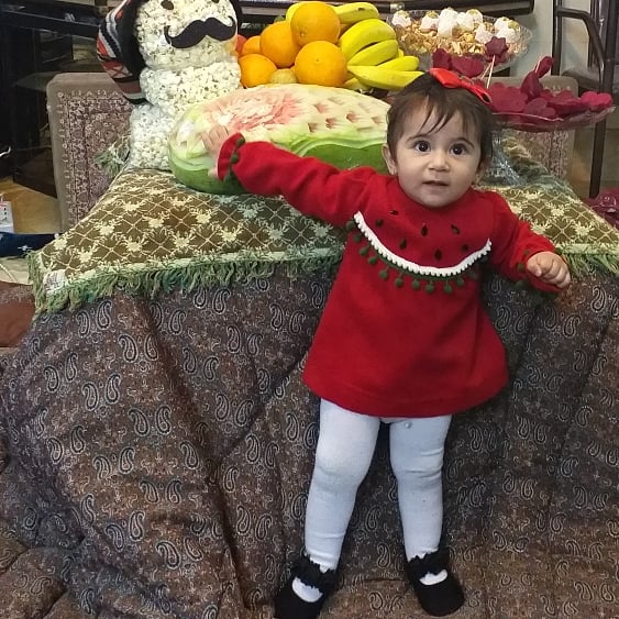 دوازده ماهگی نوزاد بارانا دهقان دهنوی
