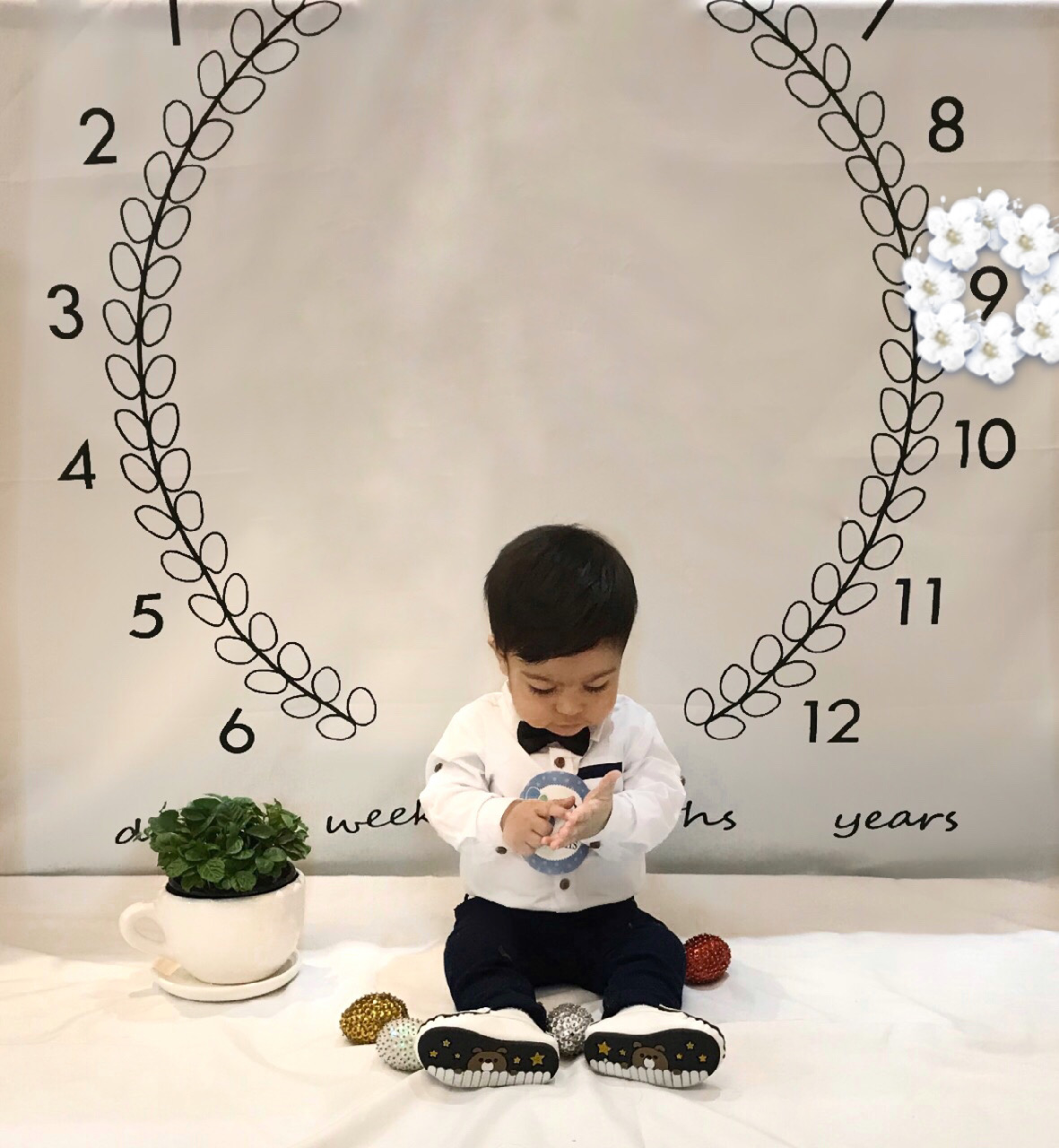 پارچه ماه شمار طرح شاخه زیتون مریم مرادخانی