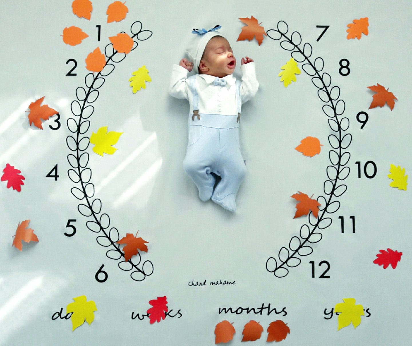 تم عکس پاییزی نوزاد آرتین جون