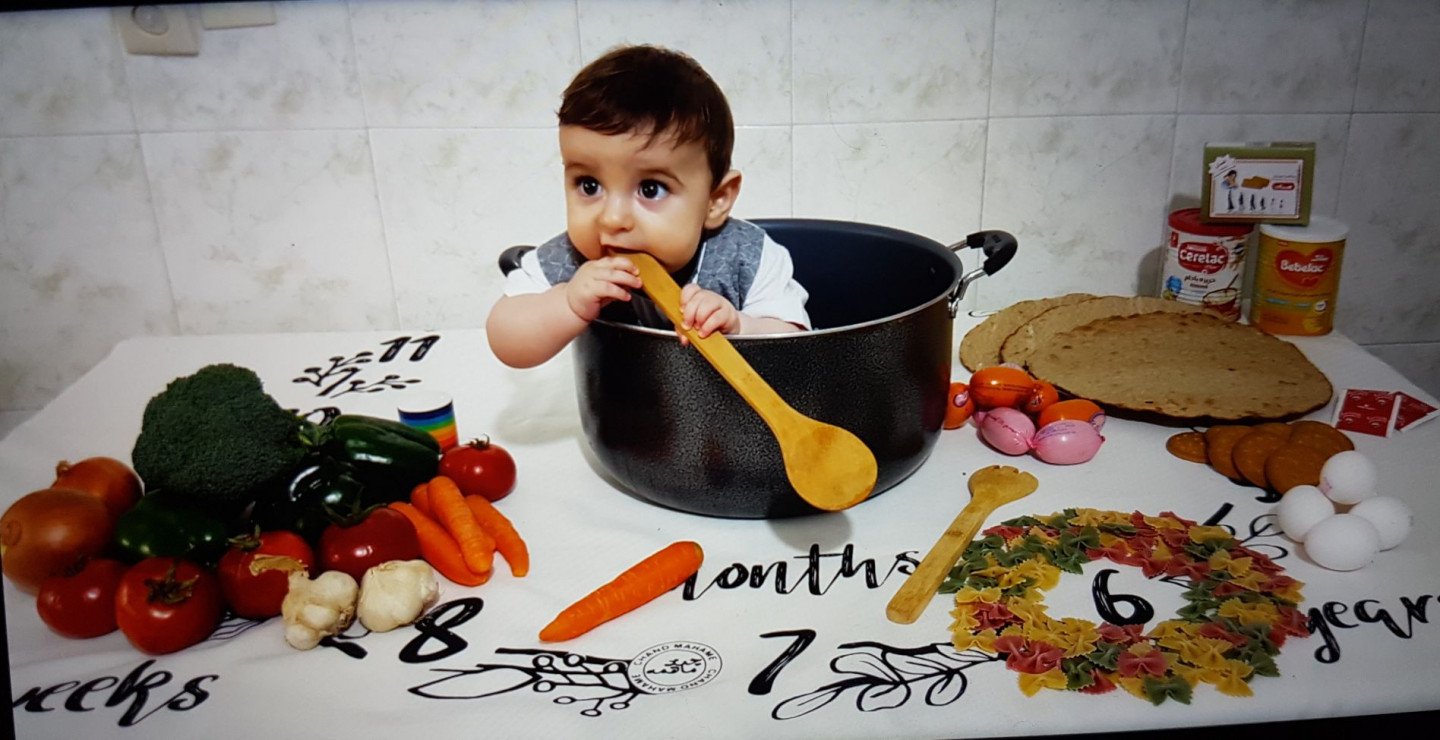 شش ماهگی نوزاد هرمان نمه شیری