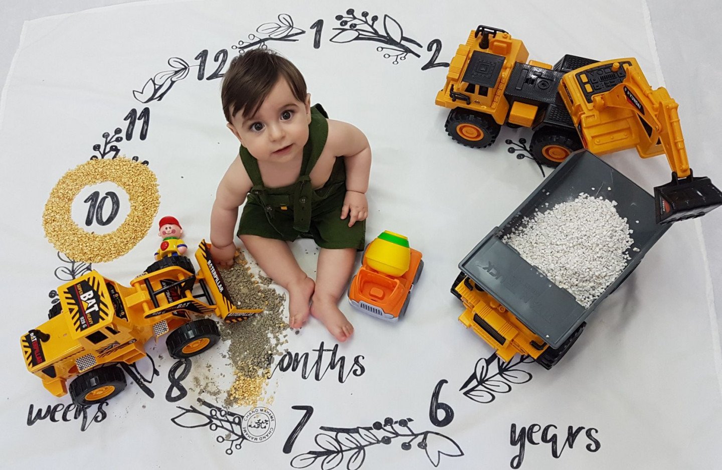 ده ماهگی نوزاد هرمان نمه شیری