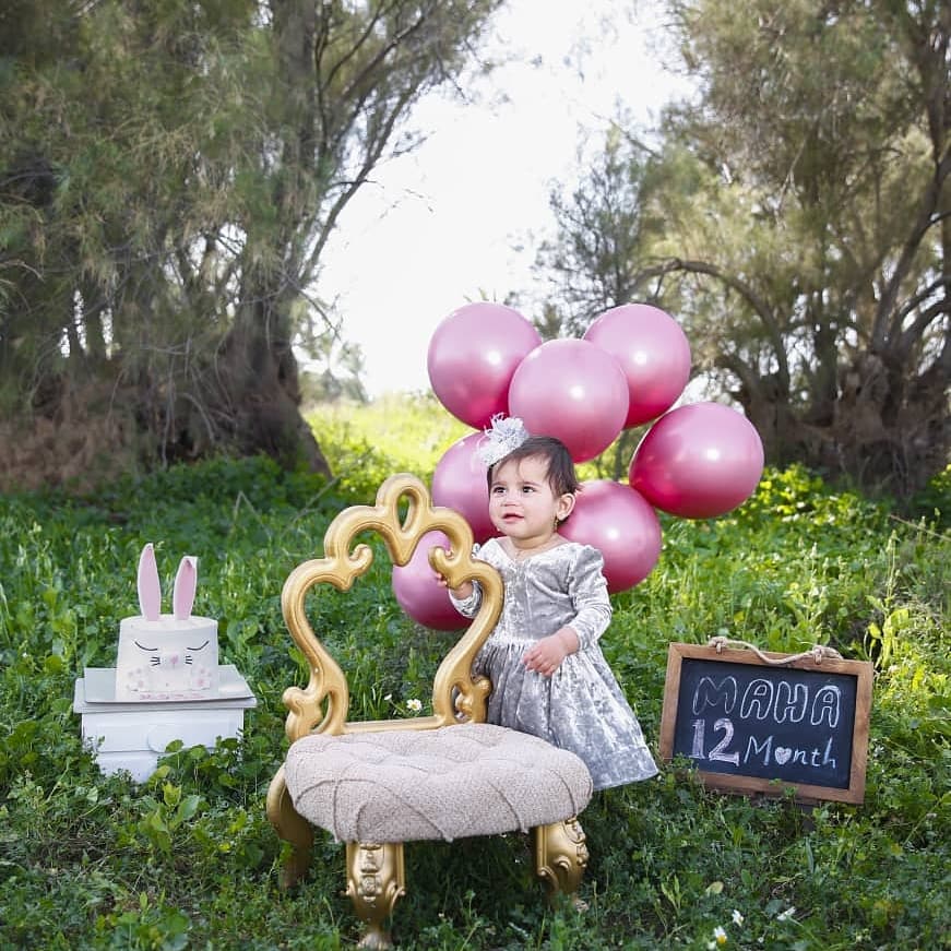 سیزده ماهگی کودک مها باغبانی