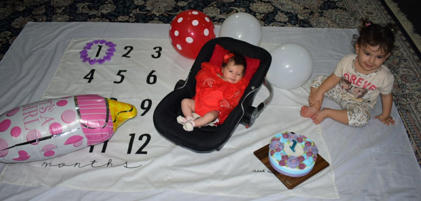 یک ماهگی نوزاد مرسانا قره باغی