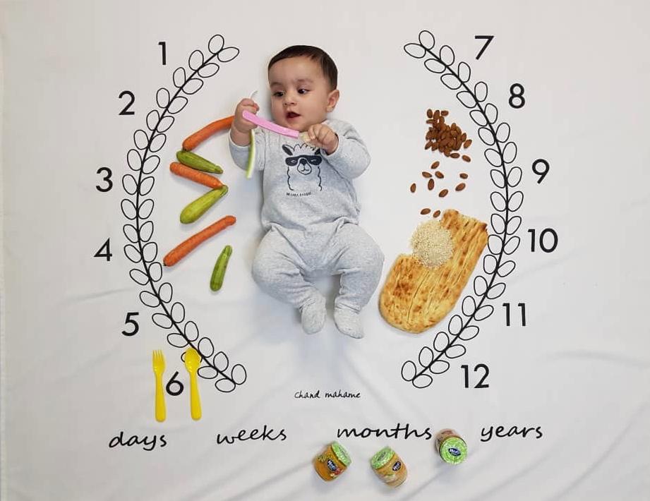 شش ماهگی نوزاد راستین کارآمد