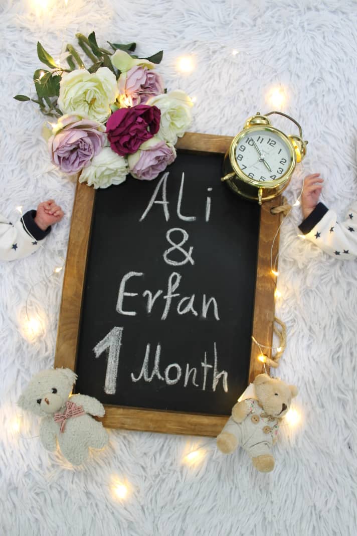 عکس نوزاد پسر حسام حسینی فخر