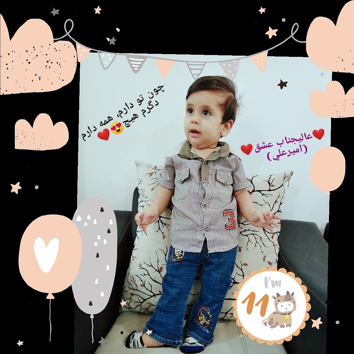 تم عکس پاییزی نوزاد امیرعی رزمی فرد