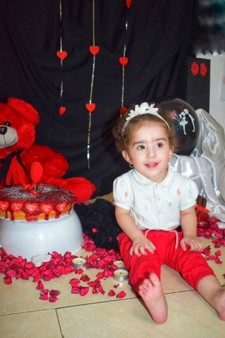 جشن ولنتاین کودک یسنا میرزایی