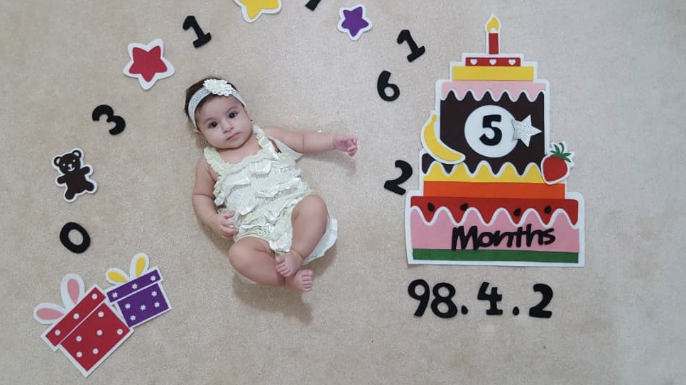 پنج ماهگی نوزاد جانا جوكار