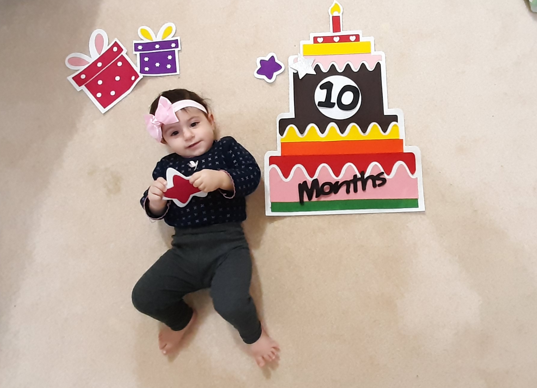 کیک ماهگرد تولد جانا جوكار