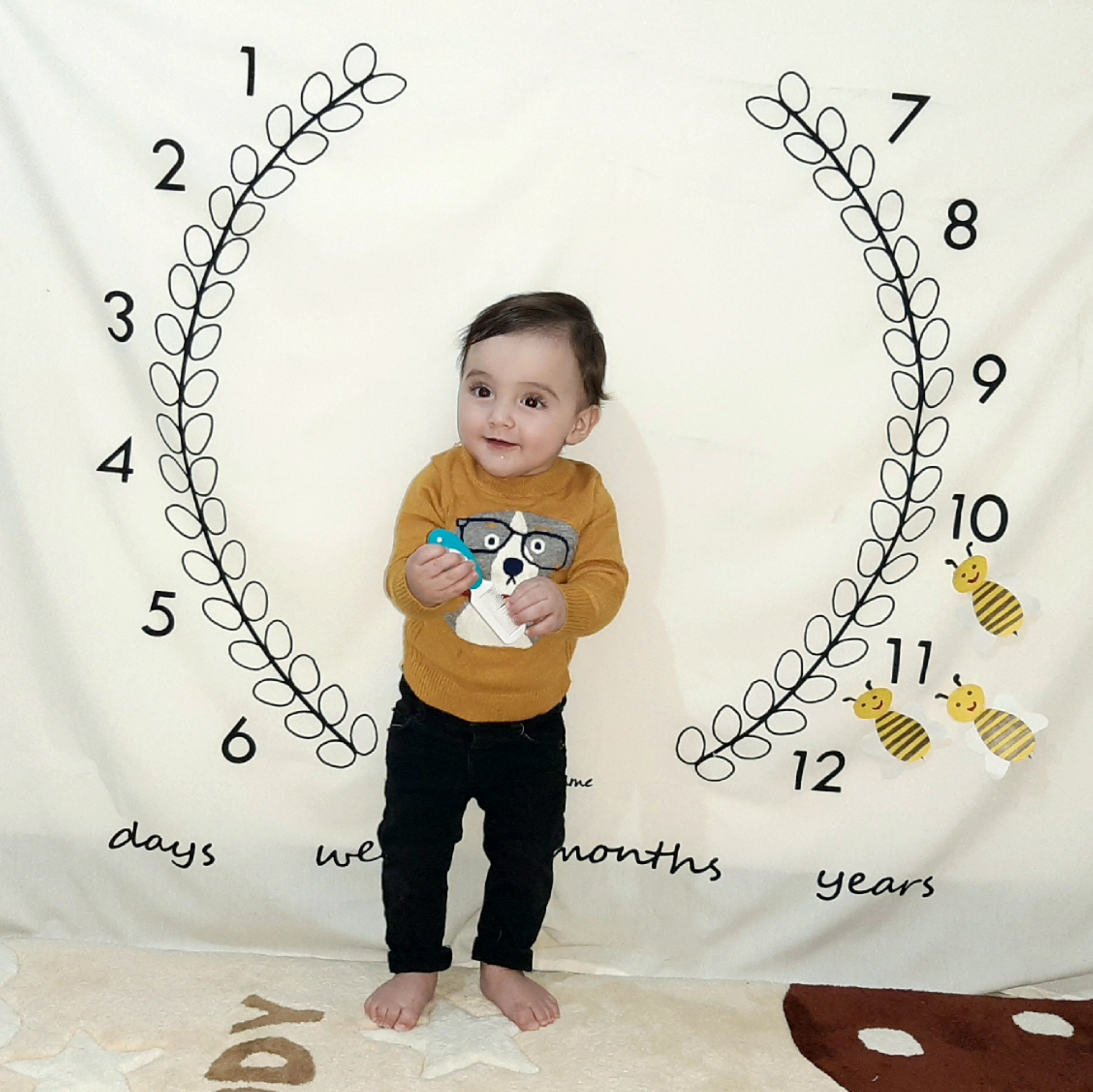 یازده ماهگی نوزاد راستین درویشی