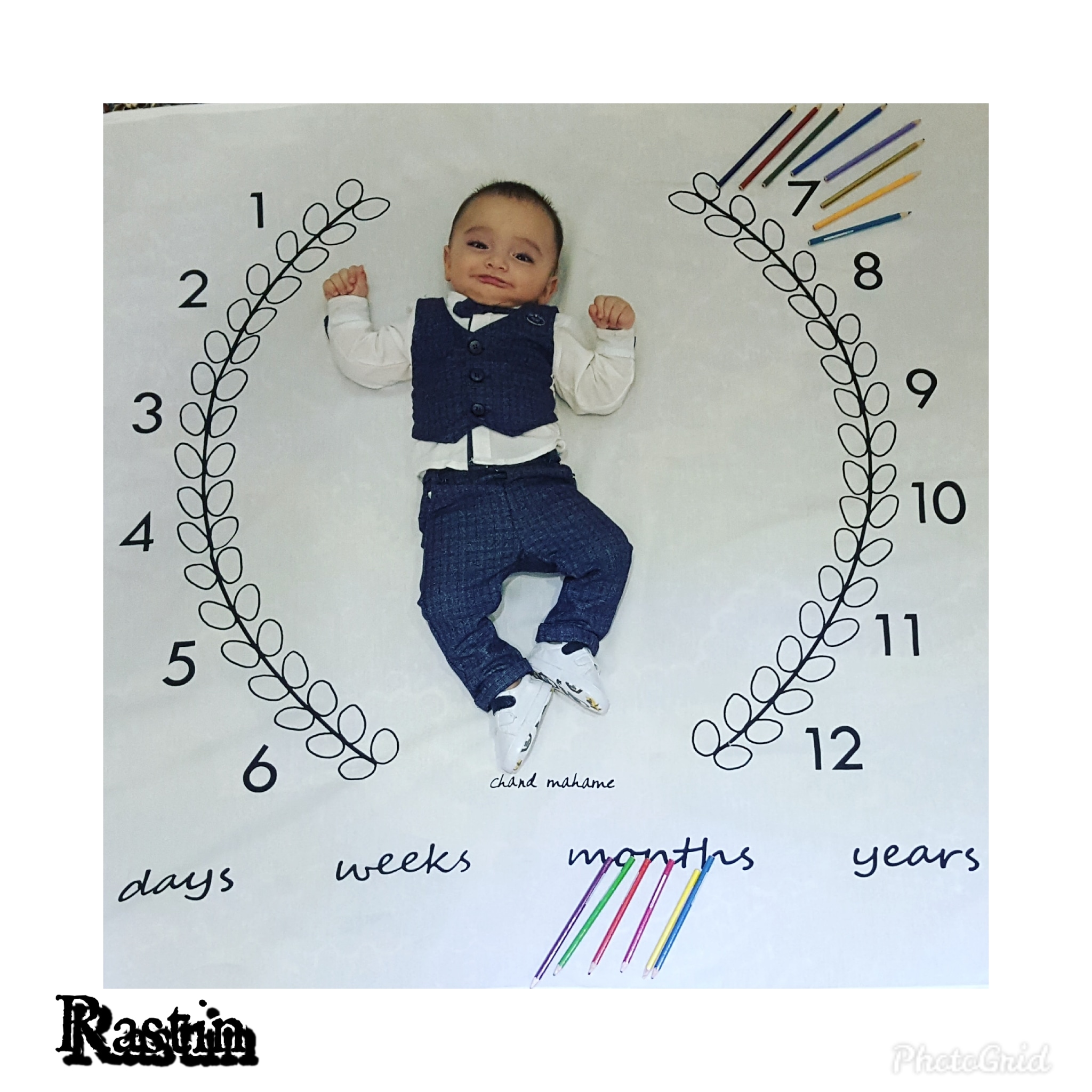 هفت ماهگی نوزاد راستین درویشی