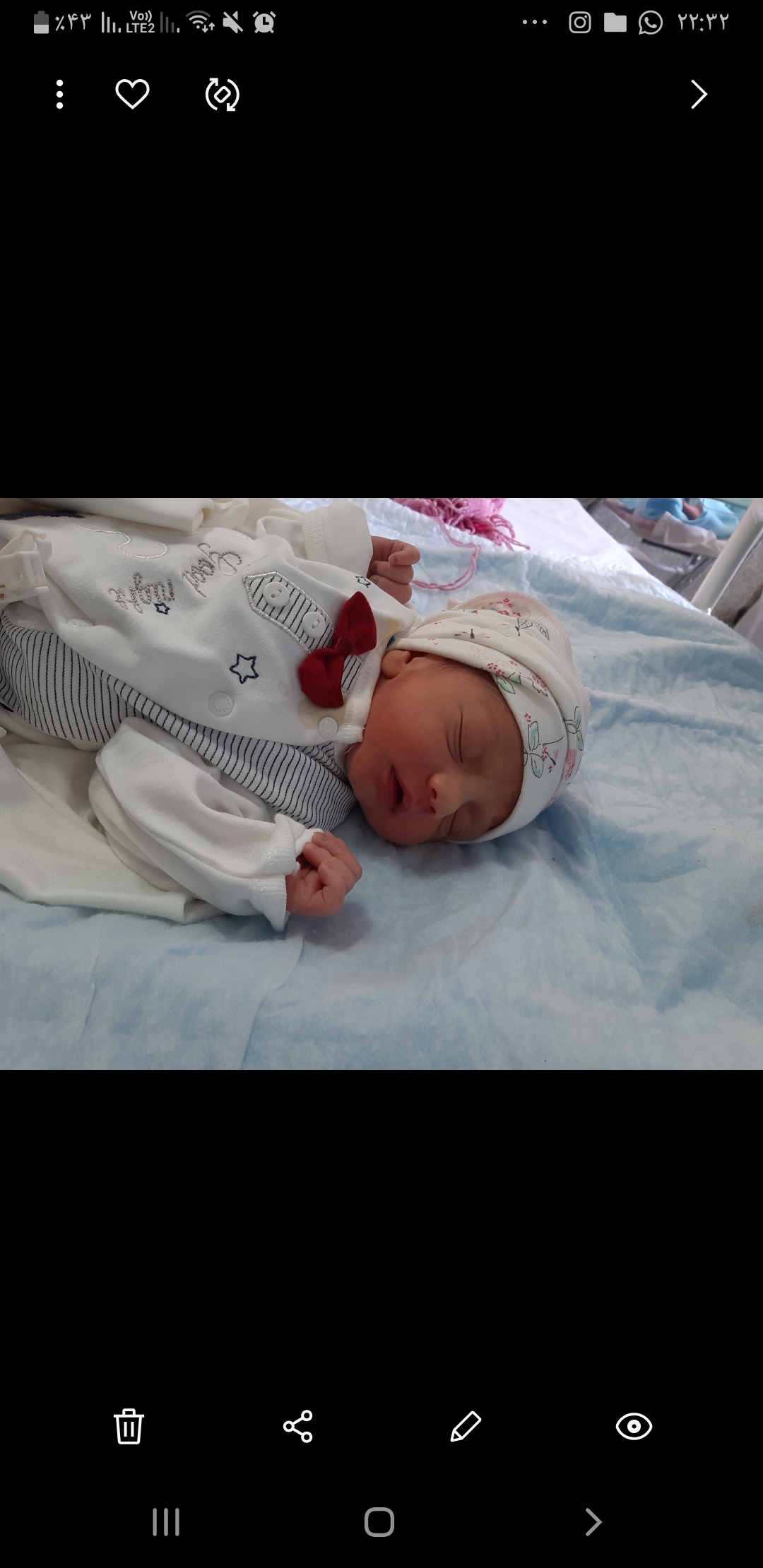 متولد شدن نوزاد محمد طه