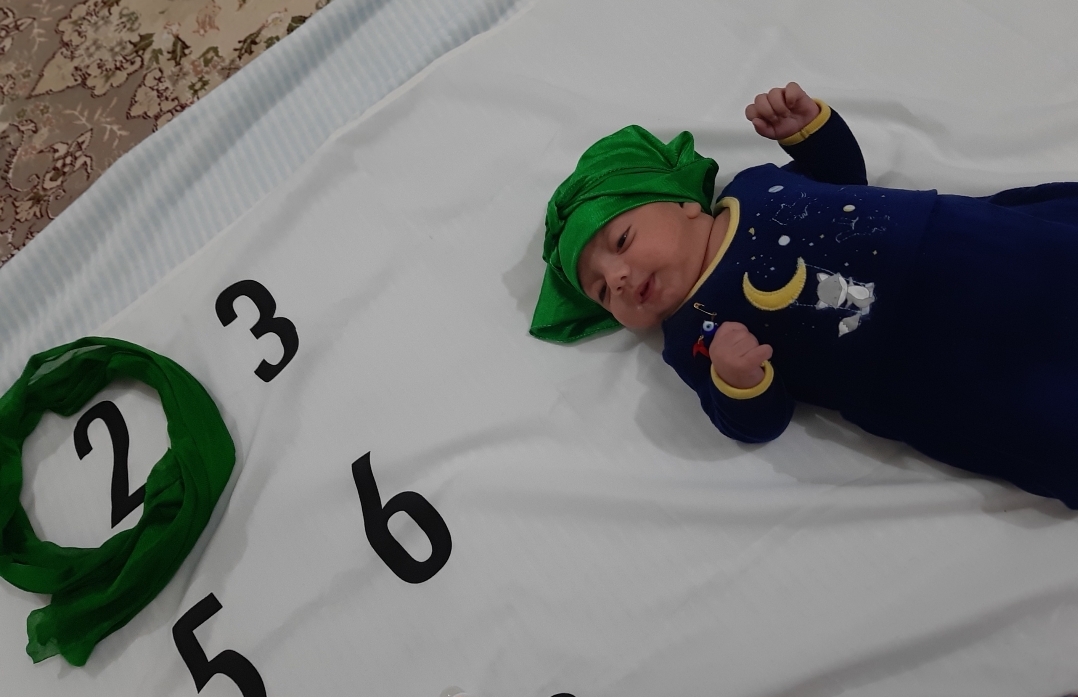 اولین خنده نوزاد محمد طه