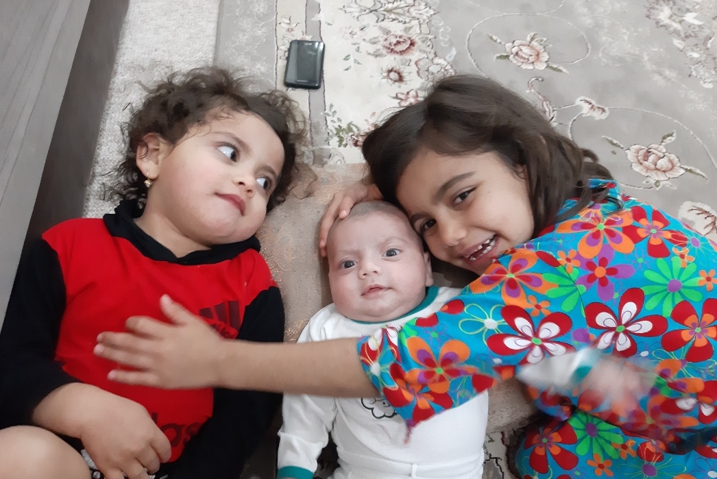 اولین خنده نوزاد محمد طه