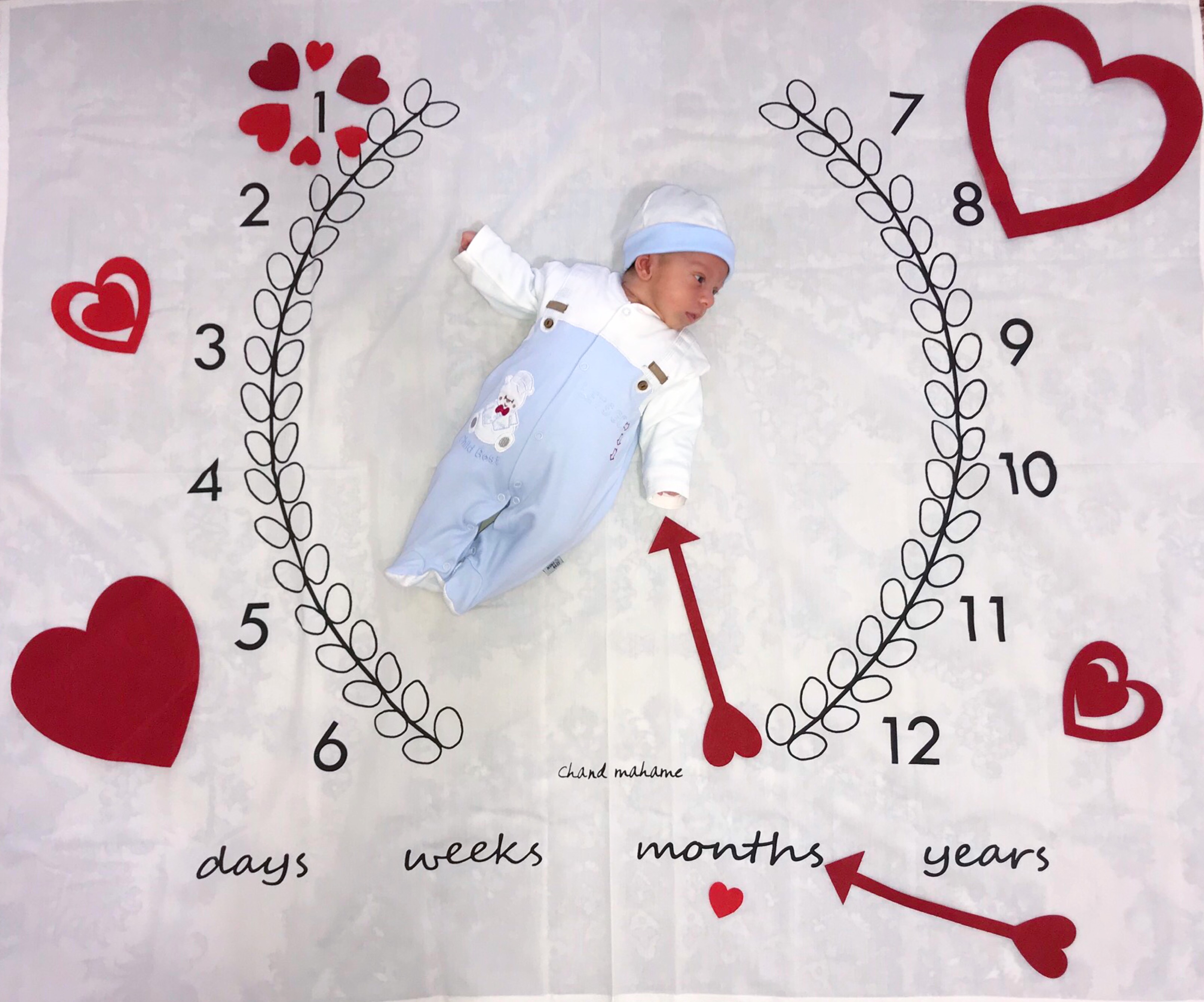 یک ماهگی نوزاد آراز  شافعی