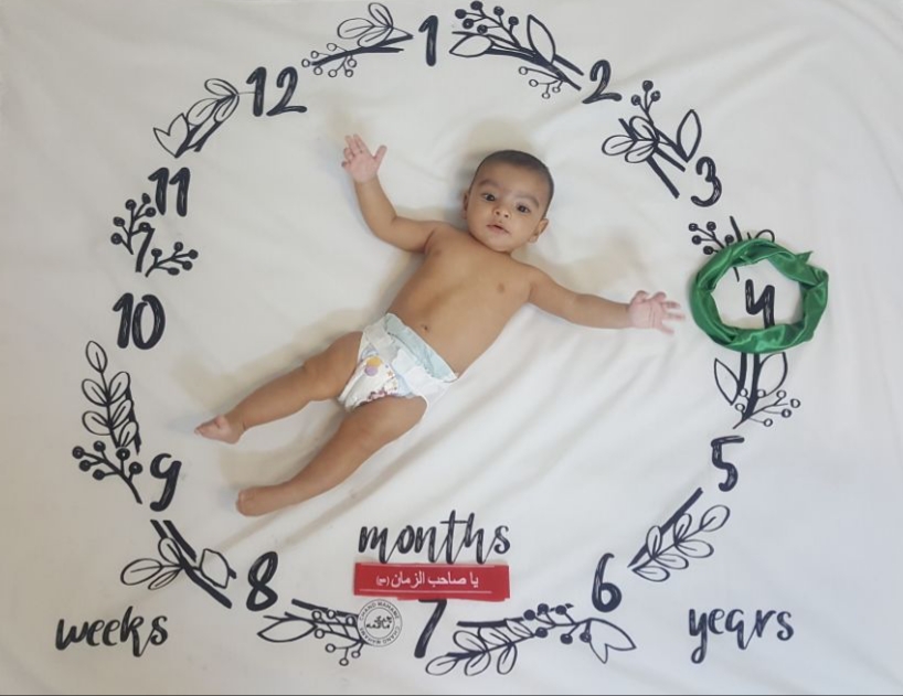 چهار ماهگی نوزاد مهراد ابراهیمی