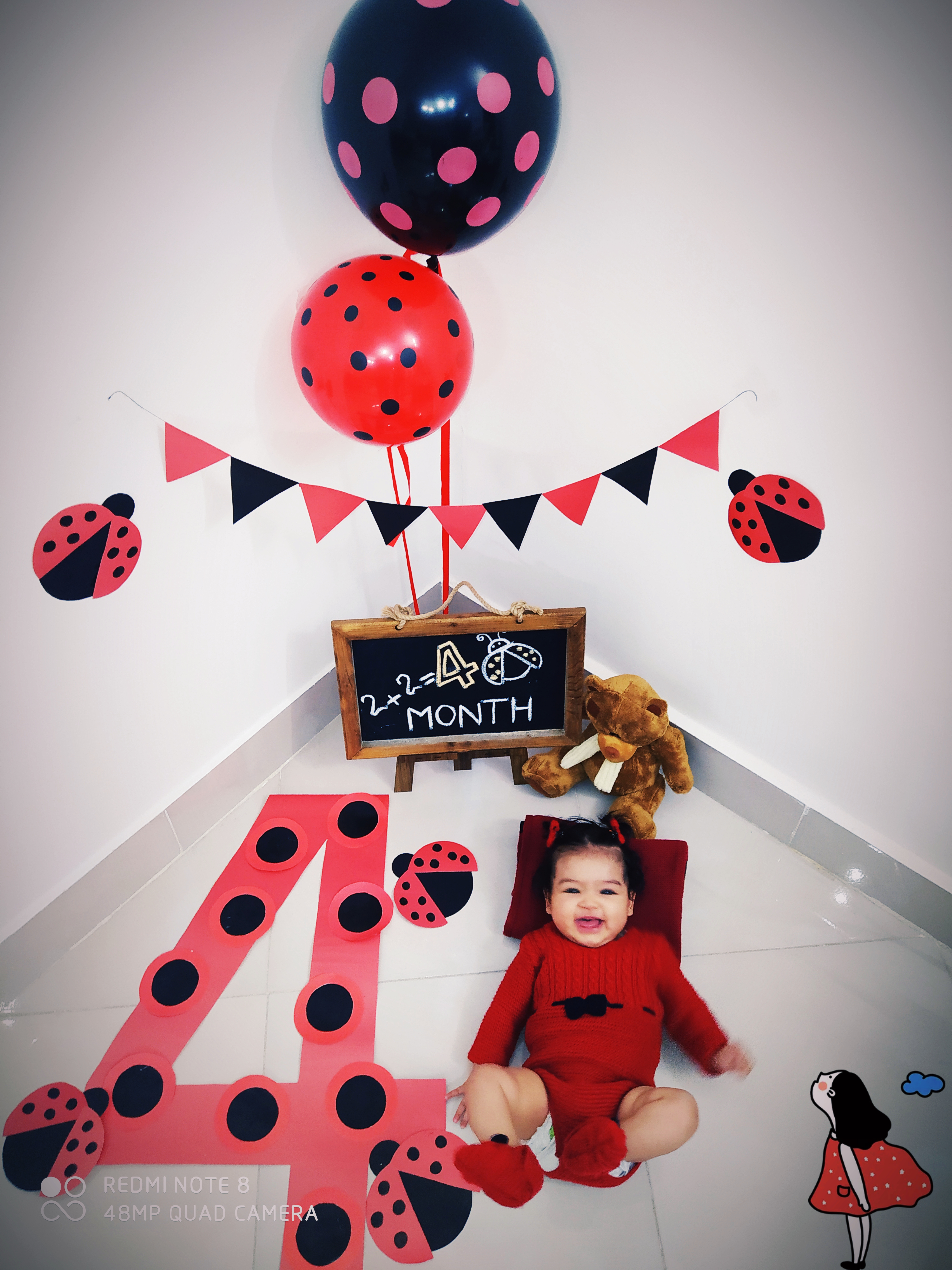 چهار ماهگی نوزاد نورا صفری