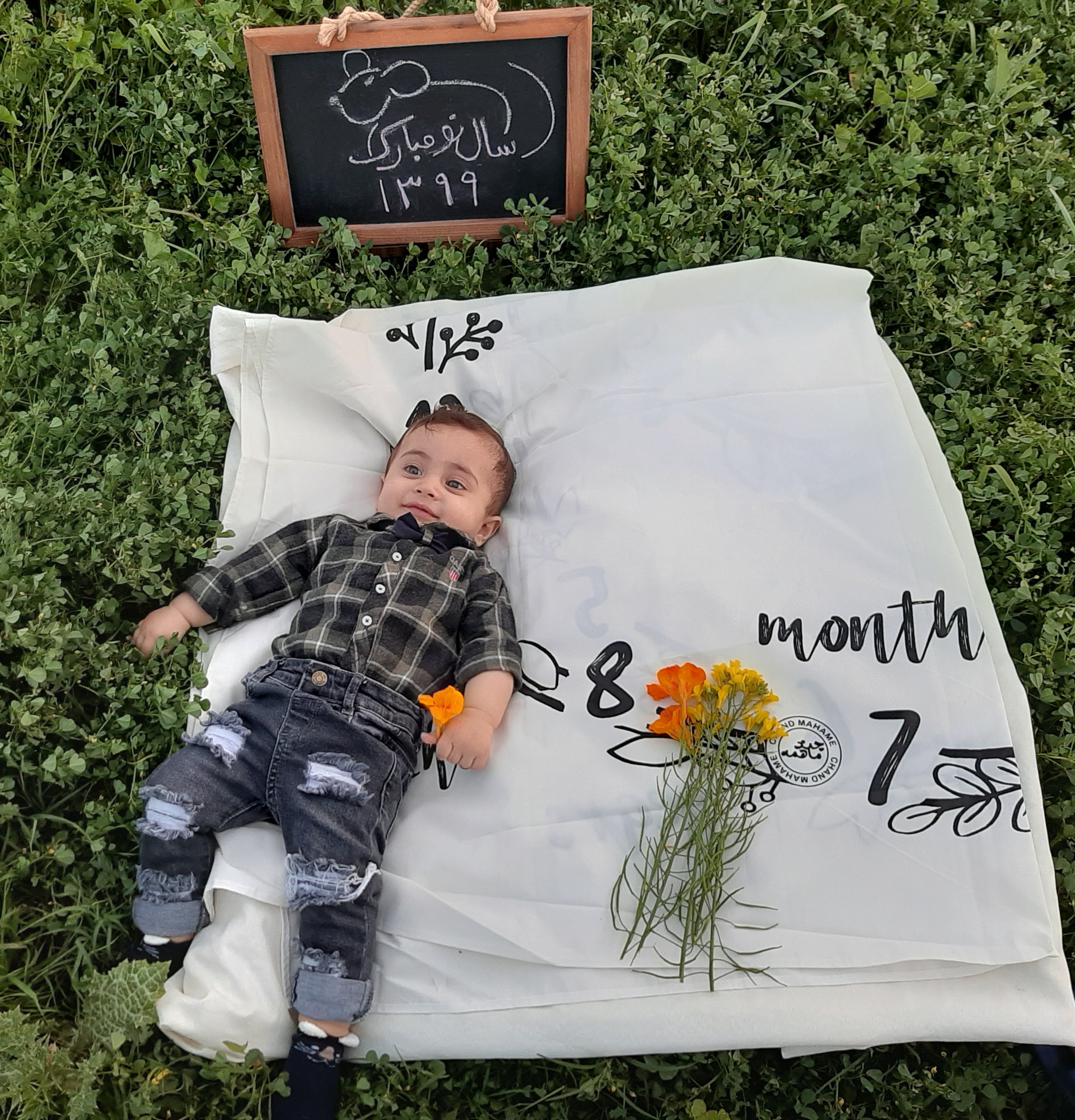 تم عکس بهاری کودک دانیال رضایی