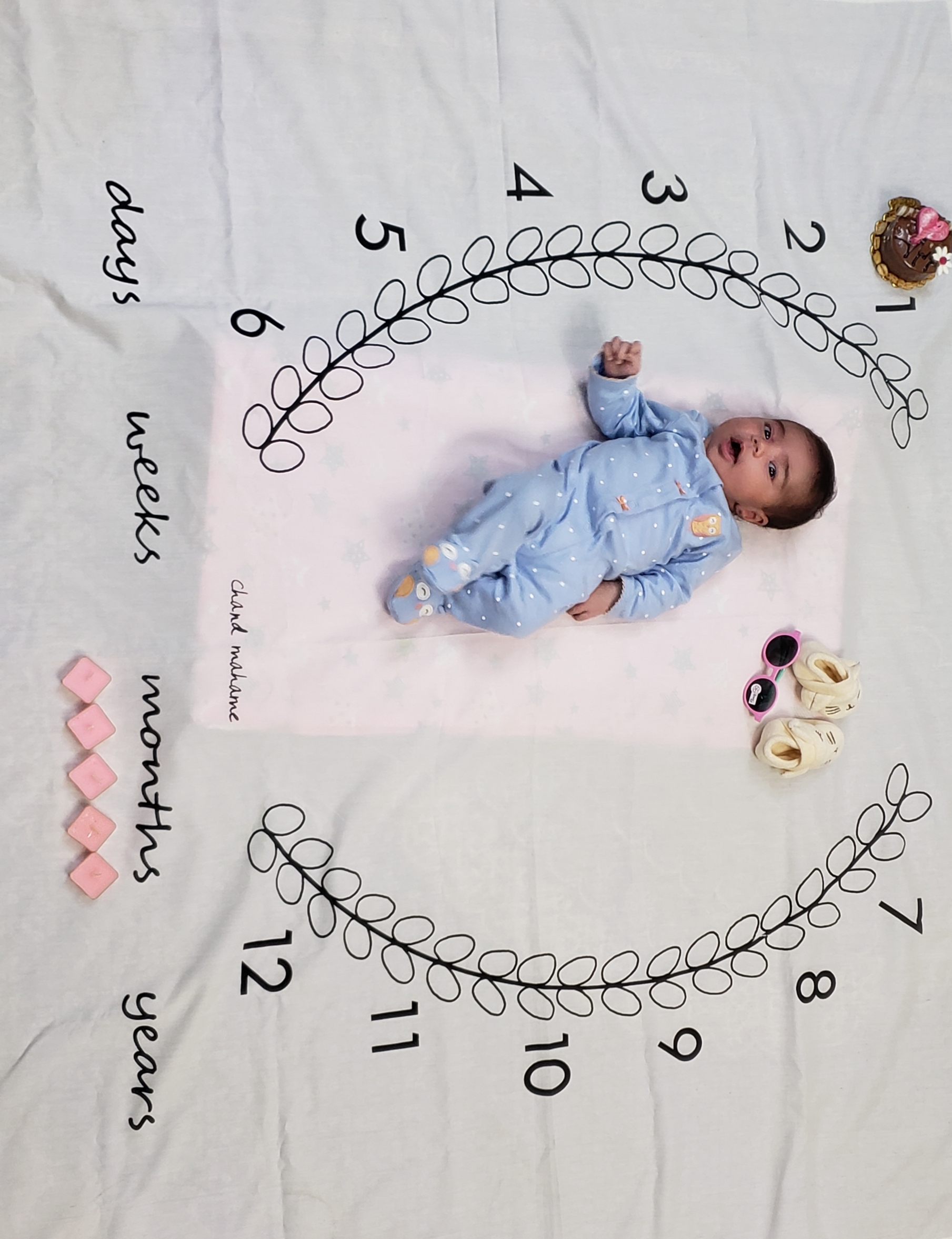 یک ماهگی نوزاد گیسو کریمان